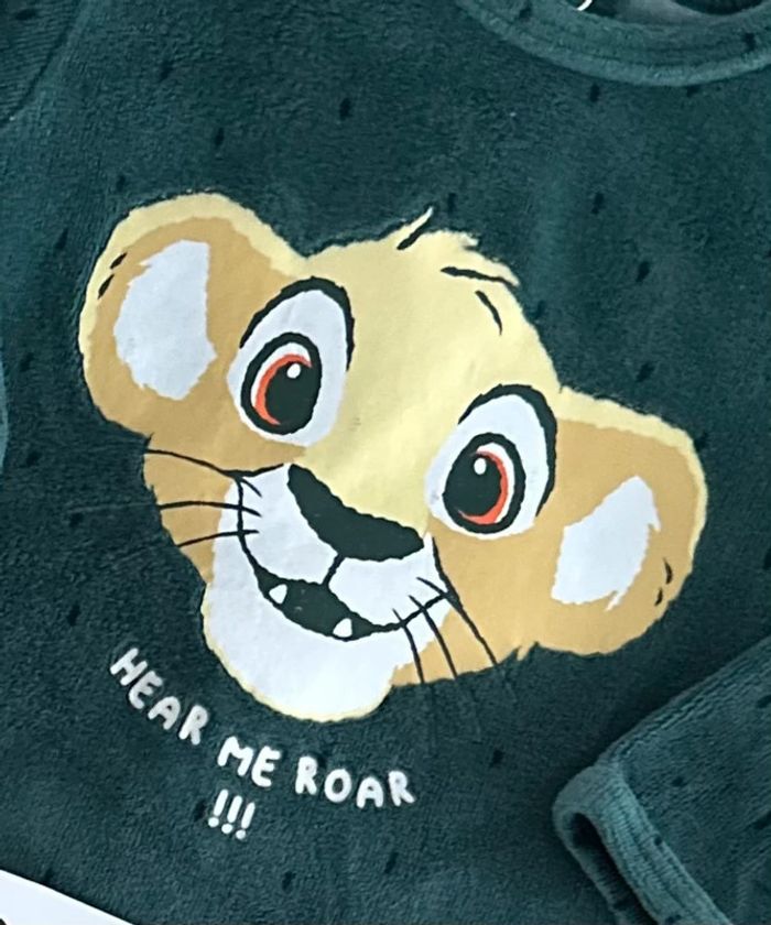 Pyjama Simba Disney taille 3 mois - photo numéro 2