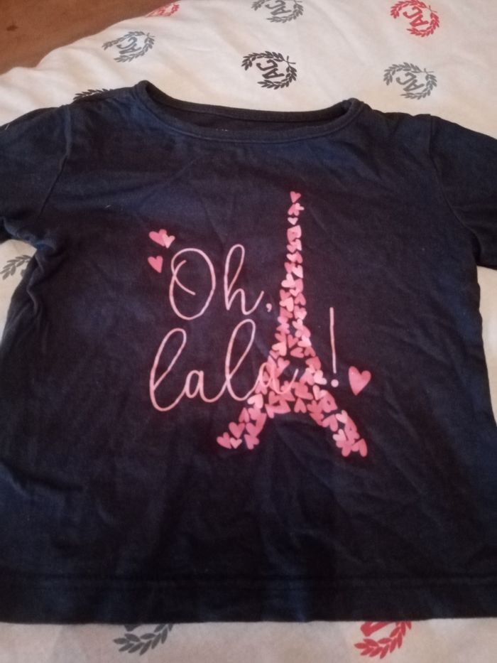 Tee-shirt manche longue fin taille 4ans - photo numéro 2