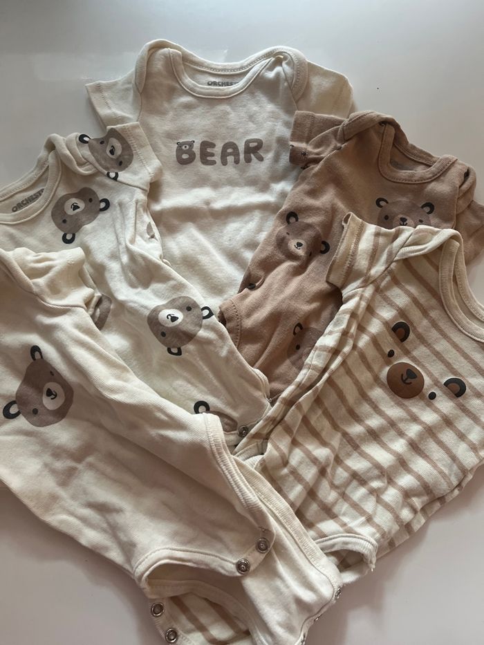 Lot de 5 bodies orchestra