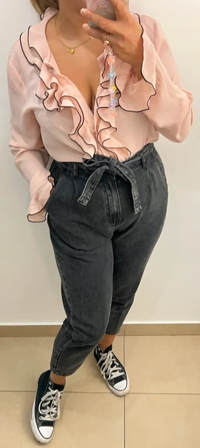 Chemise À Volant Zara - photo numéro 3
