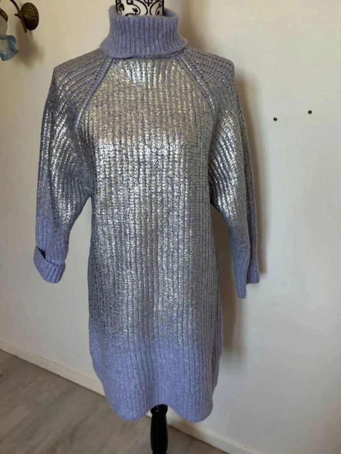 Robe pull femme à col roulé Taille S - photo numéro 2