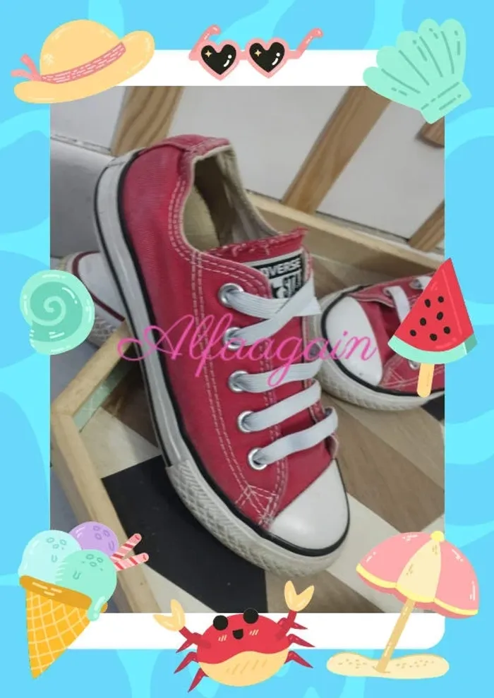 Baskets rouges all star converse 29 - photo numéro 10