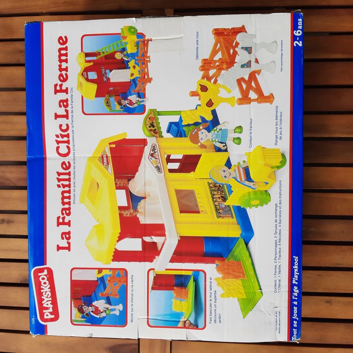 Playskool vintage La Famille Clic La Ferme - photo numéro 2