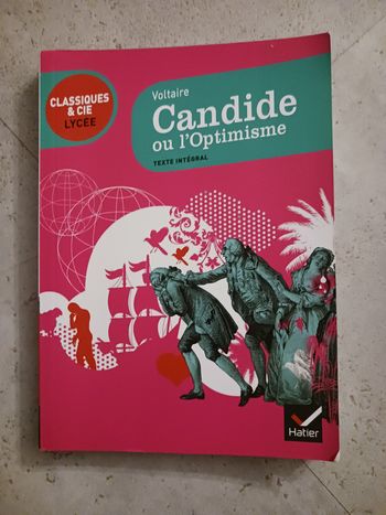 livre candide ou l'optimisme Voltaire Hatier