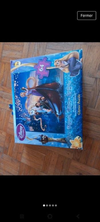 Puzzle 64 grosses pièce Raiponce de Disney