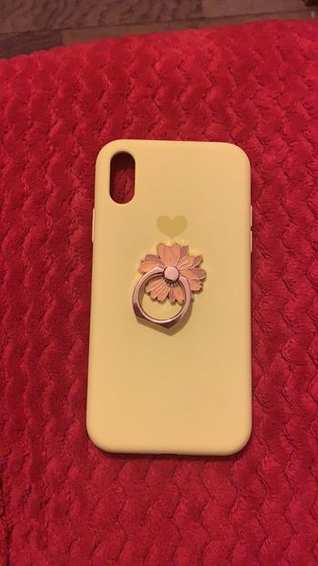 Coque iPhone XR jaune