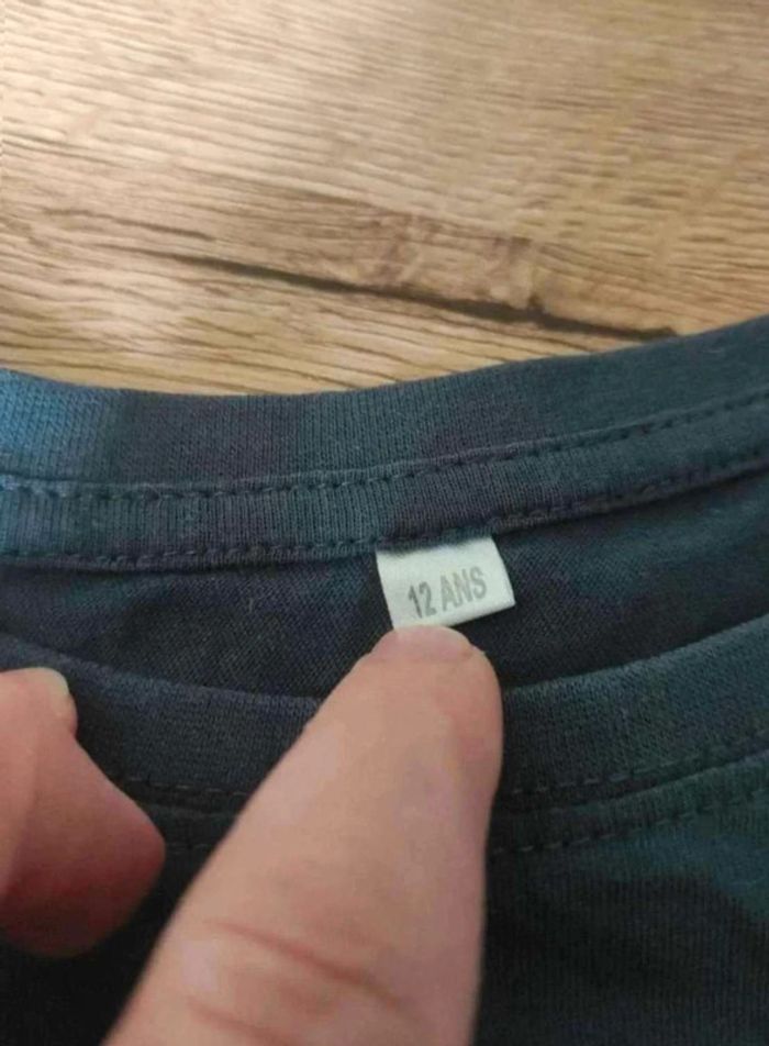 T-shirt manches longues 12 ans - photo numéro 3