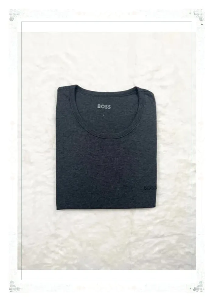 T-shirt Hugo Boss gris anthracite - Taille L - Homme - photo numéro 13
