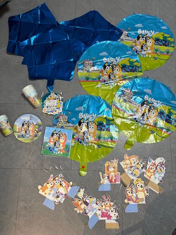 Décoration d’anniversaire bluey