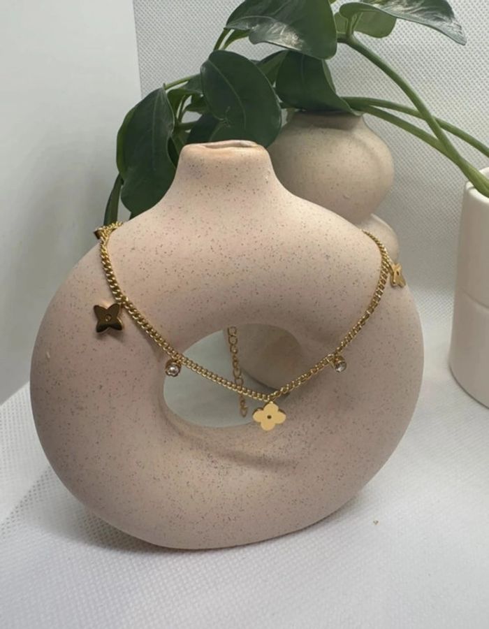 Bracelet cheville acier inoxydable - photo numéro 4