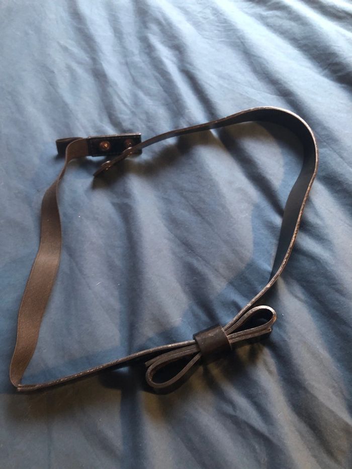 Ceinture Lanvin taille L noeud et élastique - photo numéro 2