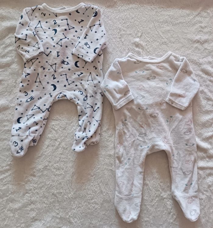 Lot pyjamas 0 mois - photo numéro 2