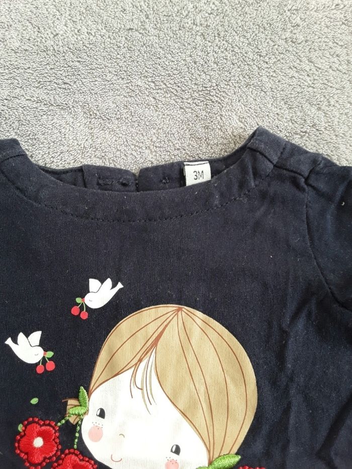 Tee shirt / tunique et son legging 3 mois - photo numéro 3