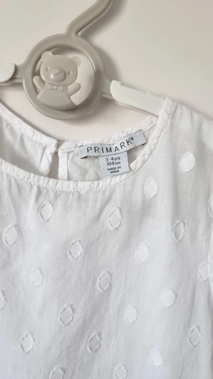 Blouse légère, tunique, t-shirt primark 3-4ans comme neuf - photo numéro 3