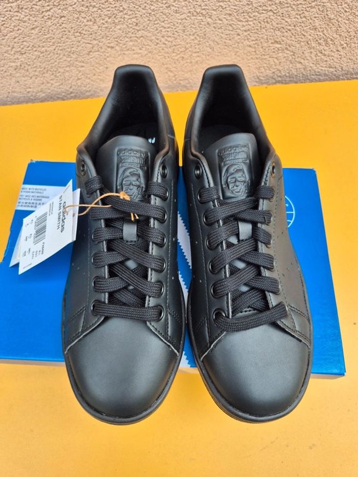 Adidas Stan Smith noir pointure 38 2/3 - photo numéro 3