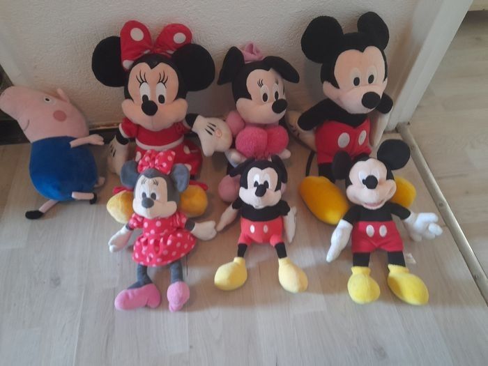 Peluche minnie et mickey - photo numéro 2