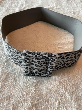 Superbe ceinture motif animal large boucle