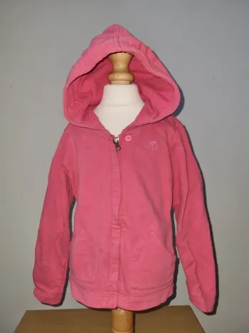 Gilet sweat IKKS rose 5 ans