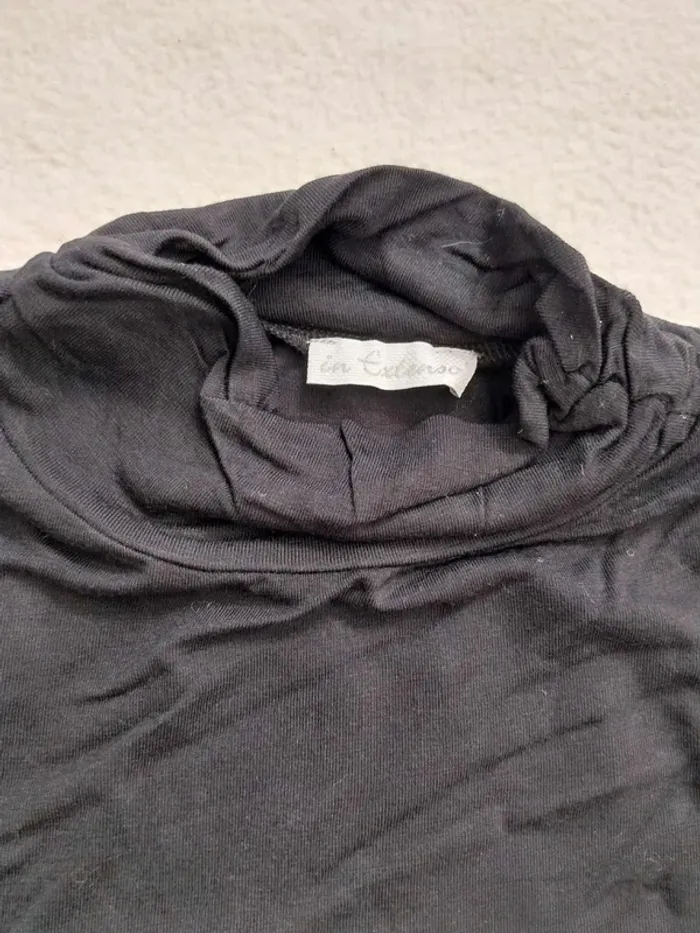Haut noir col montant T38/40 - photo numéro 3