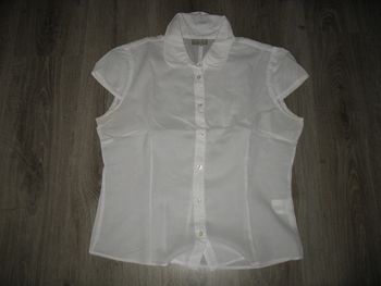 CHEMISIER MC BLANC "NAF NAF" - TAILLE L - n°01
