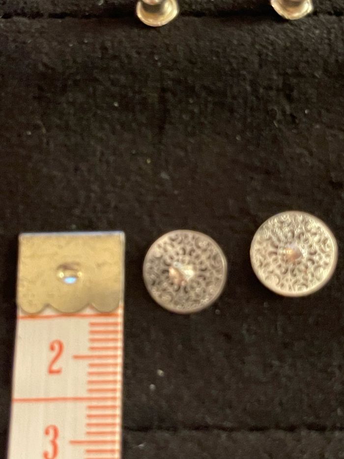 boucles d’oreilles argentées - photo numéro 4