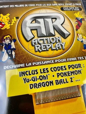 Rare AR Action Replay GameBoy Color / Advance / SP - codes triches Pokemon, DBZ .. NЕUF sous blister