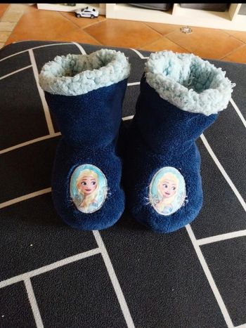 Chaussons la reine des neiges