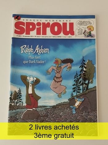 Num 3831 Magazine BD Spirou du 14-09-2011