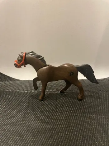 Playmobil figurine cheval mustang marron western écurie centre équestre équitation