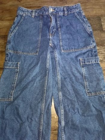 Jean large multi poches