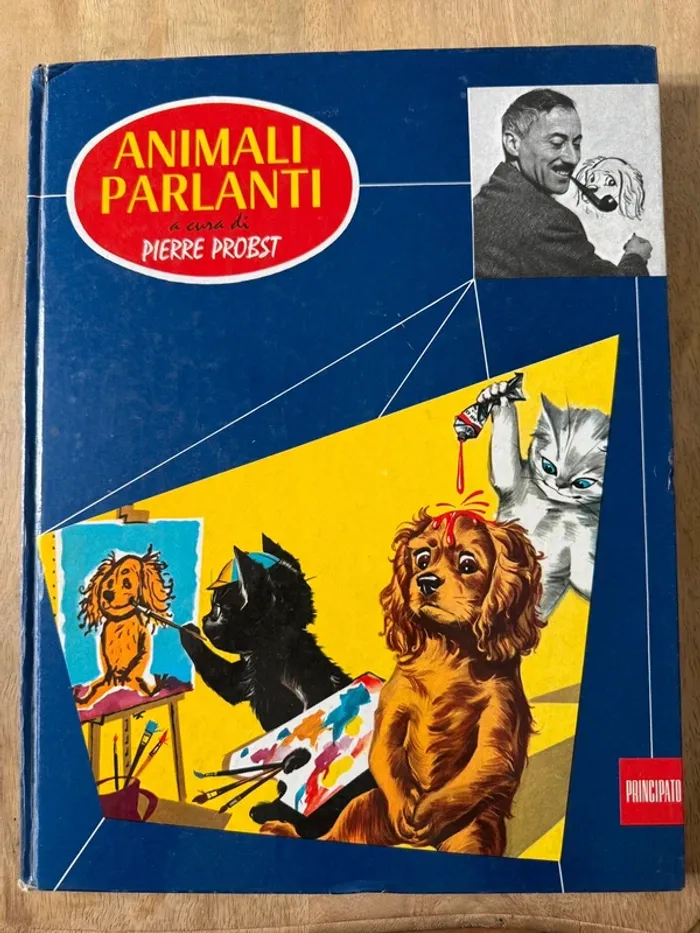 Livre ancien rare italien Animali Parlanti a cura di Pierre Probst Carolina Principato Hachette