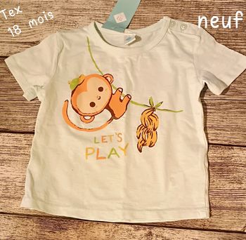 Tee-shirt Tex 18 mois NEUF