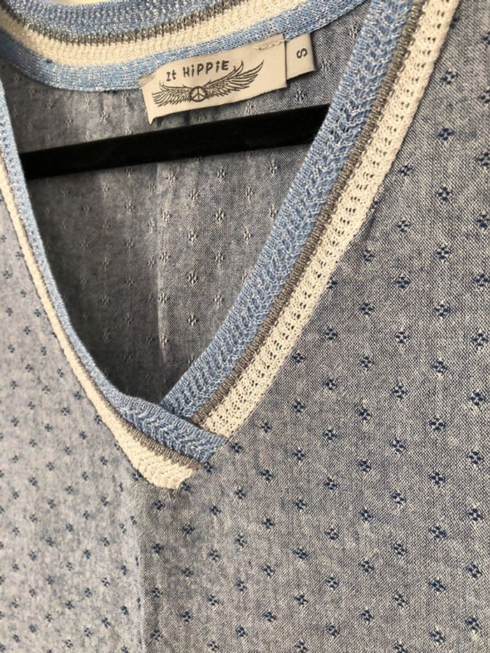 Haut sans manches bleu It Hippie taille S - photo numéro 2