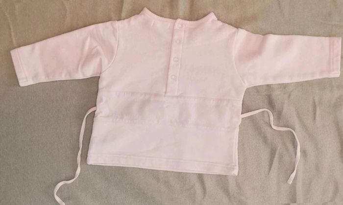 Ensemble 👣 pantalon dpam, tee-shirt obaïbi, poncho Kitchoun, 6mois/67cm - photo numéro 5