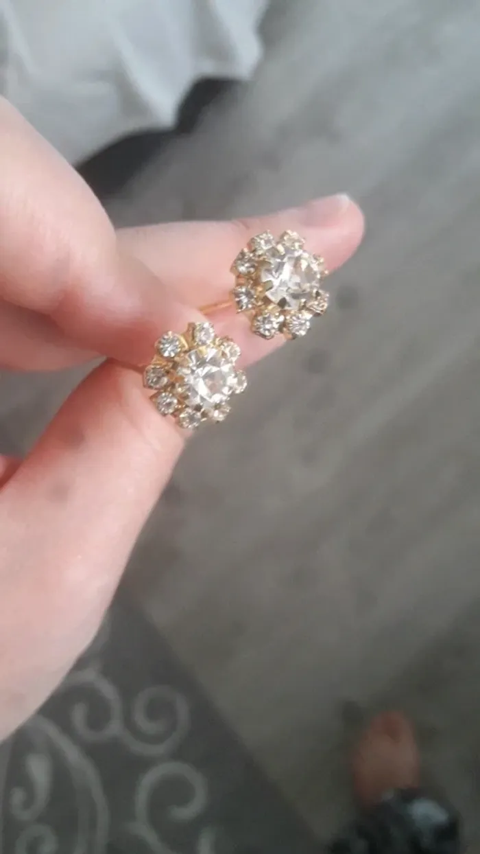 Lot de 2 piques avec strass pour cheveux idéal mariage neuf - photo numéro 2
