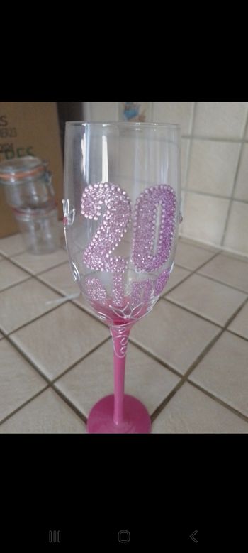 Verre a pieds 20ans