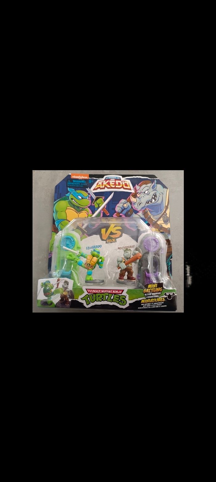 Coffret Tortues Ninja Leonardo vs Rocksteady - Akedo - Armes uniques
- photo numéro 2