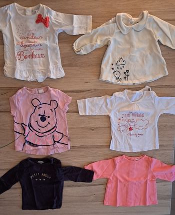Lot t-shirt 3 mois