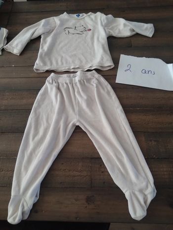 Pyjama deux pièces mot d'enfant 2 ans