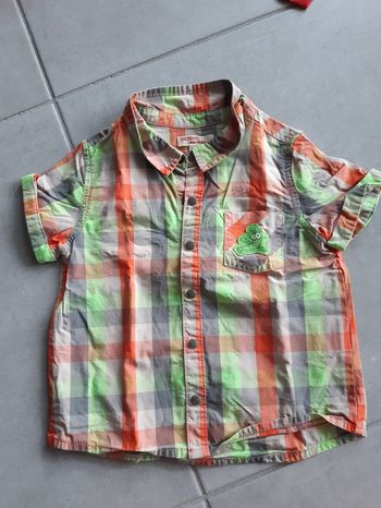 Chemise manches courtes dpam 24 mois