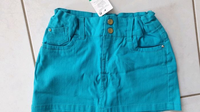 Jupe fille bleu turquoise 8 ans neuve CHLA2 - photo numéro 3