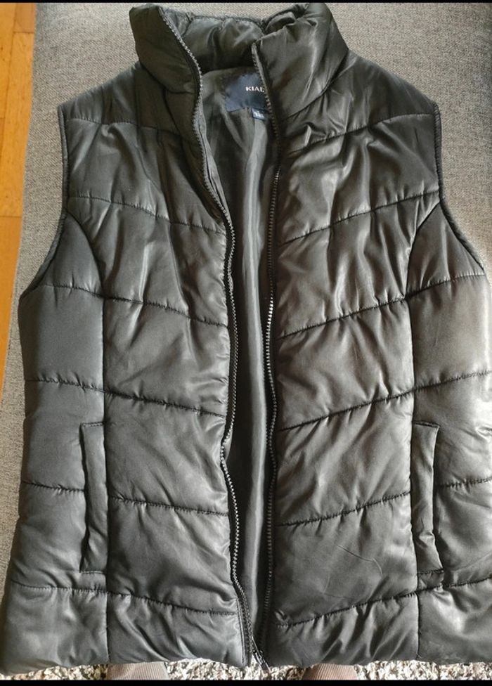 Veste matelassée sans manche Kiabi femme noire M
