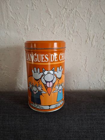 Boite langue de chat