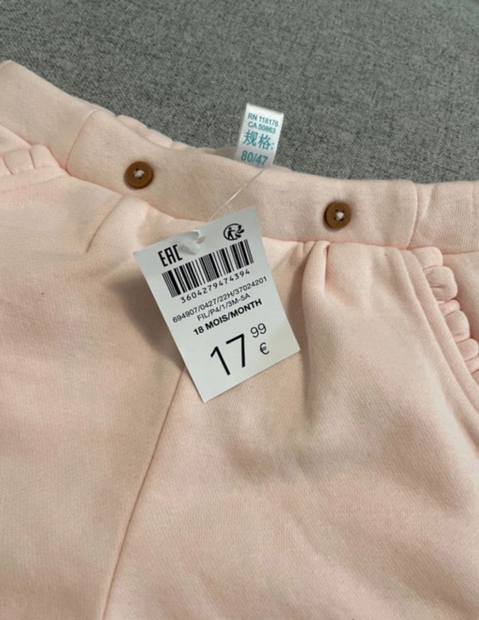Short neuf avec étiquette Obaibi 18 mois - photo numéro 2