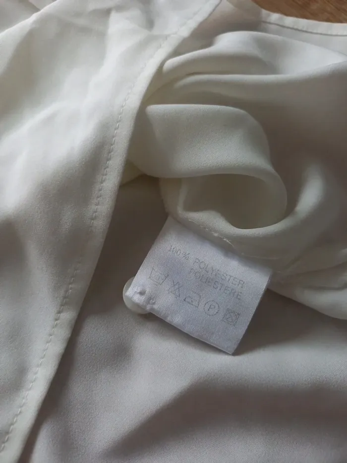 Tee-shirt blanc femme T.50 - photo numéro 4
