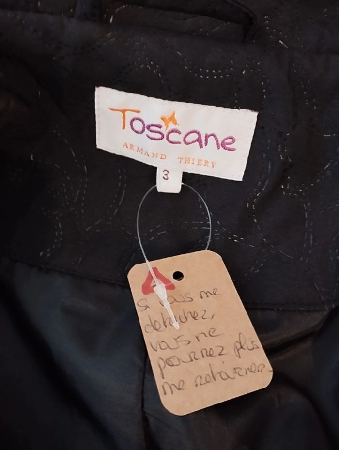 Manteau Toscane taille 3, 2 poches - photo numéro 9