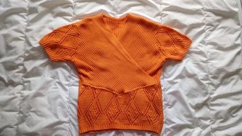 Haut cache-coeur manches courtes