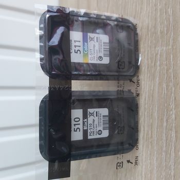 Lot de 2 cartouches d'encre canon PG-510 + CL- 511 -Noire + couleur-