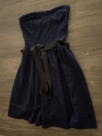 Robe Bustier cache cache 37 bleu Marine