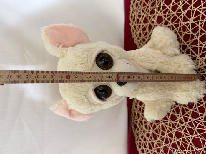 Peluche Loup chien Crème - photo numéro 3